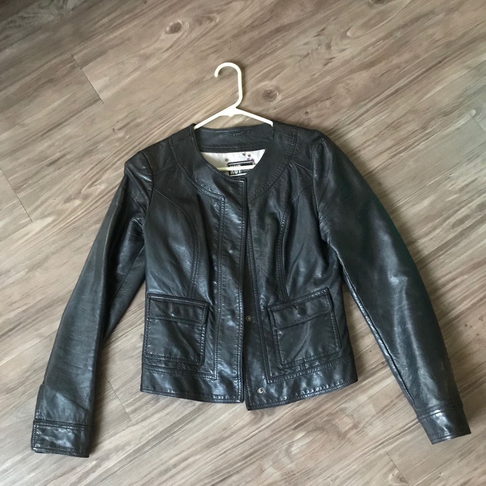 KUT Ainsley Faux Leather Jacket